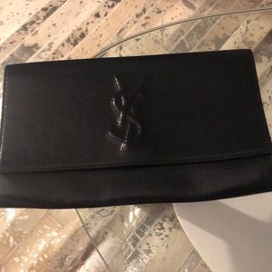 YsL Envelope Clutch in Navy